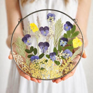 Custom Birth Flower Gift, Family Flower Frame, Personalized Bouquet for Mom 画像 4