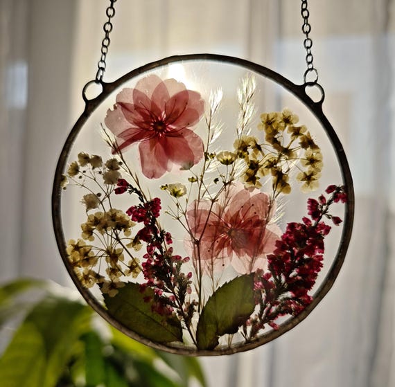 Handmade Pressed Wildflower Frame: Botanical Nature Wall Art - Etsy