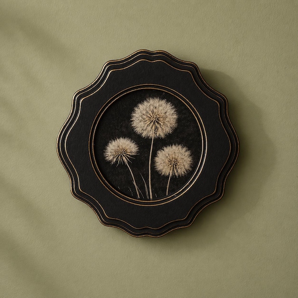 Original round photo frame, small picture frames - frame color choice