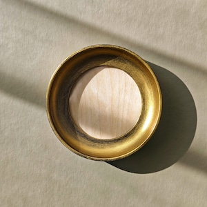 Custom small round picture frames with glass front - various sizes and colors