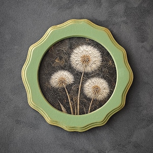 Original round photo frame, small picture frames - frame color choice