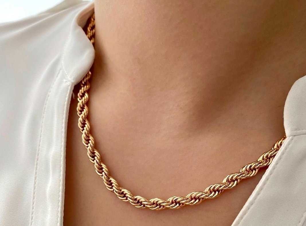 Copper filled gold chain sale
