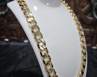 Waterproof 18K Gold Finish Chain Necklace, Minimalist Everyday Jewelry