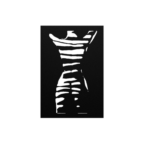 Modern Nude Metal Sculpture - Female Body Metal Art Wall Hanging