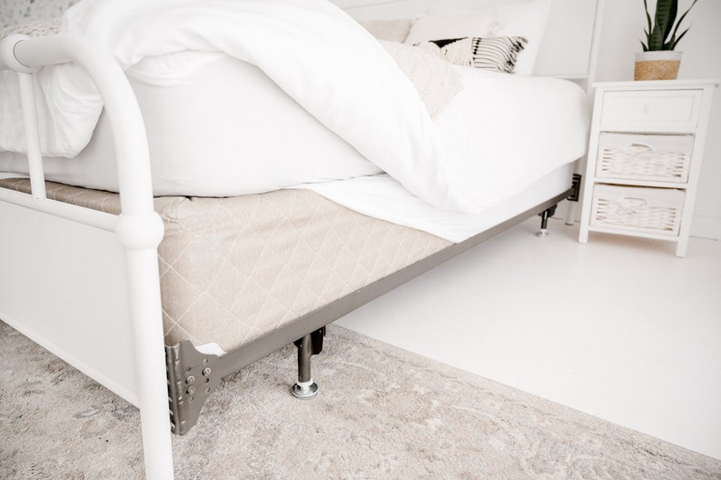 Modern Style Box Spring Cover Queen/full, Twin white, Gray Bed Skirt