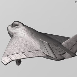 Boeing X-32A JSF 3D printed model image 2