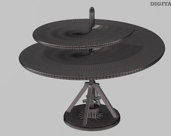 Da Vinci Aerial Airscrew - 3D printed model