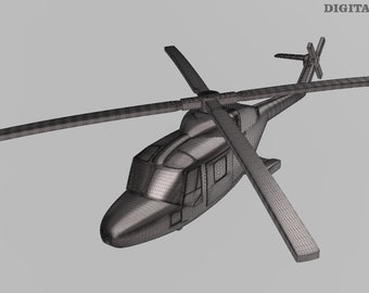 Westland WG-13 Lynx - 3D printed model