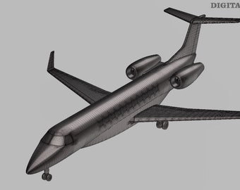 Embraer ERJ-135BJ Legacy 600 - 3D printed model