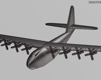 Hughes H-4 Hercules - 3D printed model