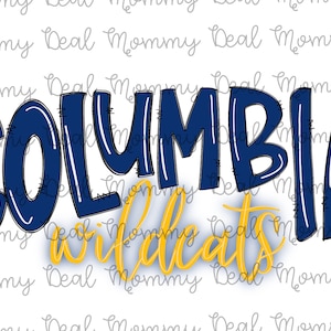 Columbia Wildcats PNG