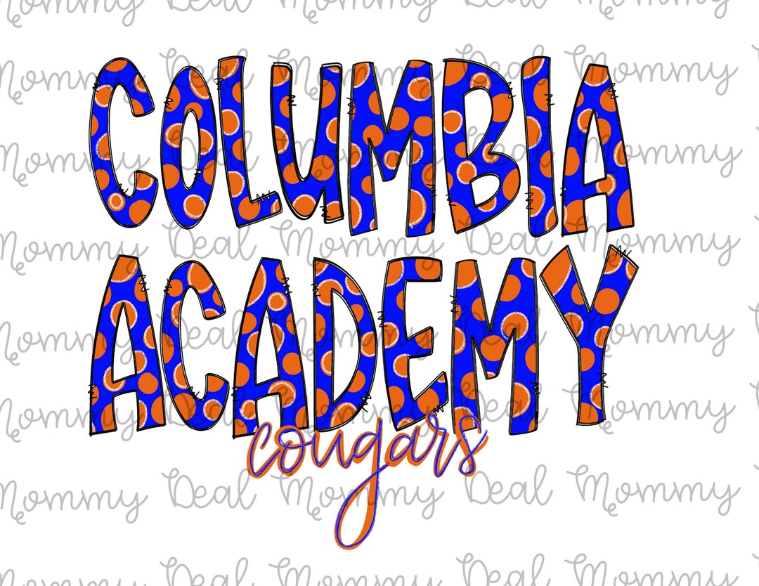 Columbia Academy Cougars PNG Etsy