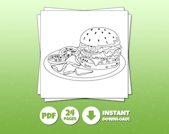 Mexican Threats Coloring Pages, 24 Printable Sheets (PDF Download)