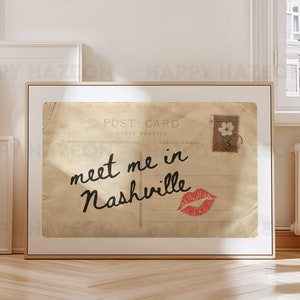 Nashville Print Postkarte Poster Wandkunst Nashville Tennessee Art Minimalistische Nashville Art Heart Art Tennessee Print Wand Kunst Print Digital