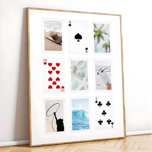 Trendy Cowgirl Küsten Wand Kunst Spielkarte Kunst Cowgirl Küsten Blau Western inspirierte Wand Kunst Trendy College Galerie Wand Kunst Poster