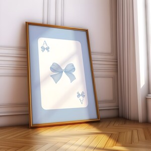 Coquette Room Decor Balletcore Wall Art Wall Art Bow Art Print Coquette Wall Art Bow Room Decor Balletcore Coquette Aesthetic image 4