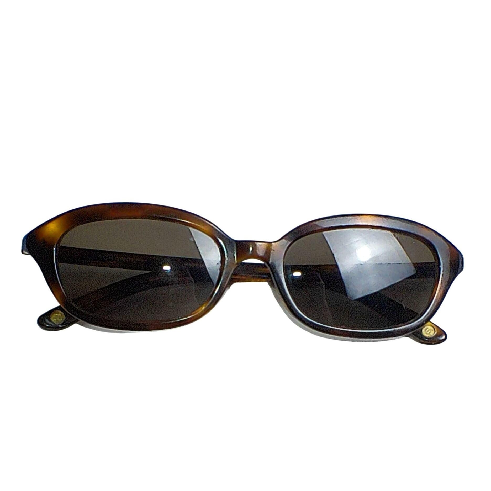 【入手困難】CHANEL べっ甲 柄 sunglasses vintage 黒 Vintage Chanel Sunglasses - Etsy