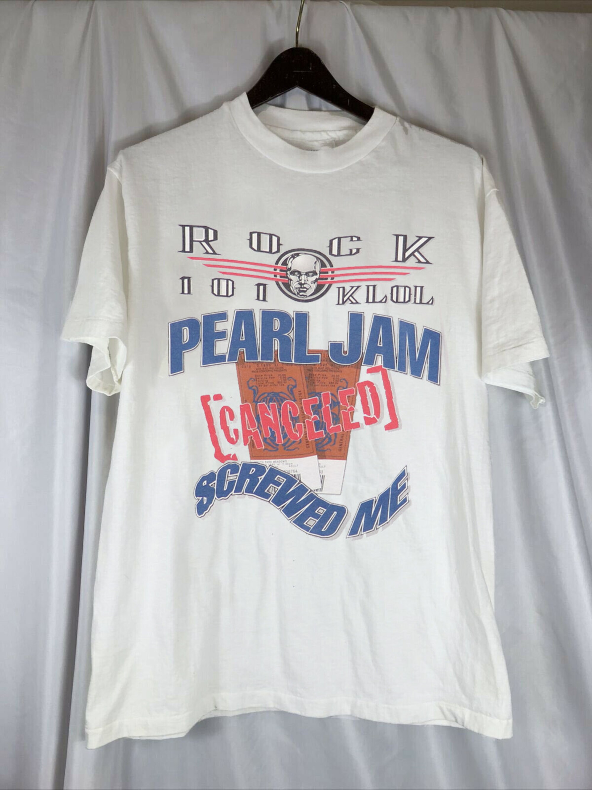 PEL JAM T-Shirt, Vintage 1995  T-Shirt