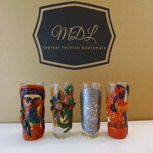 Shot glass, handmade, artisian glass,