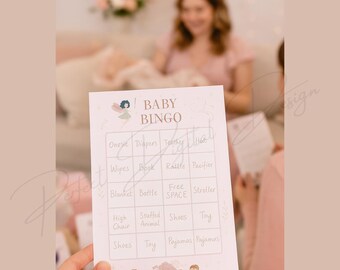 Fairy Baby Shower Games Bundle| Printable Baby Shower Games| PDF Instant Download| Baby Shower Keepsakes