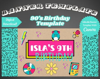 Lizzie McGuire Geburtstags-Hintergrund – Banner 150 X 99,8 Cm Mit 18 Luftballons, Für Partys & Fotos