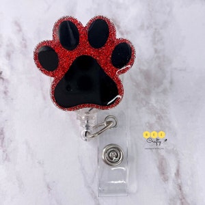 Cat Paw Badge Clip 