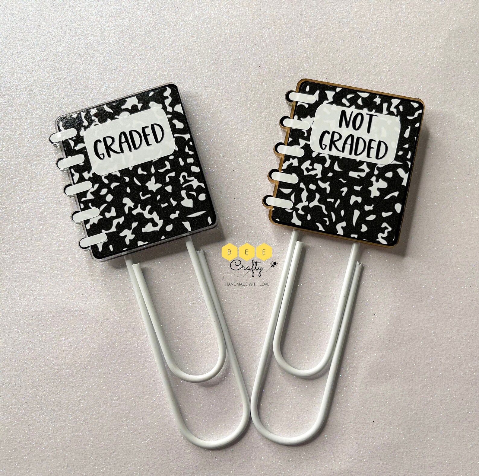 Jumbo Paper Clip Set of 2 Paper Holder Clip Appreciation Etsy