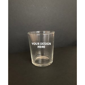 CUSTOM ENGRAVED SHOTGLASS Lettering or Image on Glass Shotglass