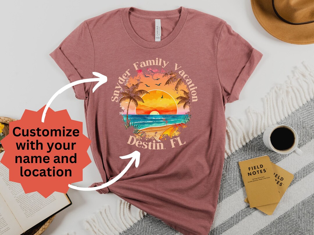 Custom Family Vacation 2023 Shirt for Family Vacation Personalized