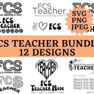 FCS Teacher svg, FCS teacher png, FACS teacher svg, fcs Teacher shirt, Home Ec Teacher svg, family and consumer sciences teacher svg, cte