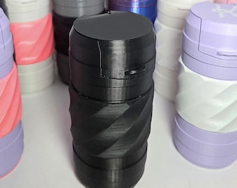 Slim Can Cooler Spill Resistant - Rubber Grip - Fits Cupholders - Drink from the can - Tumbler / Cooler / Can Holder