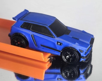 Custom 1/64 Scale Model Car - Video Game Rocket Car- Plastic 3d Printed