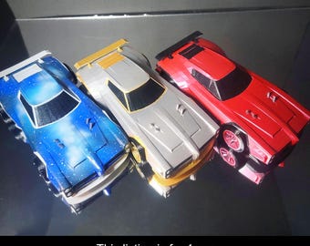 Muscle Body Style Video Game Model Rocket Car