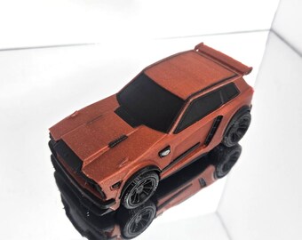 Crimson Sparkle 1/24 Scale Model Car - Black Trim - Video Game Rocket Car