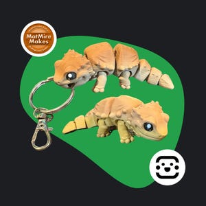 Chibi Bearded Dragon (Beardie) Fidget / Keychain