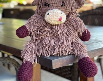 Highland Cow Crochet Pattern