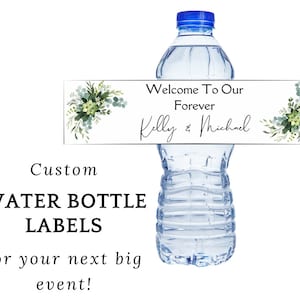Custom Water Bottle Labels for any event