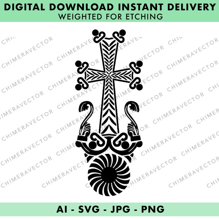 Armenian Cross - Ai - Svg - Jpg - Png