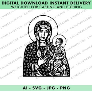 Our Lady of Częstochowa Logo - Ai - Svg - Png - Jpg