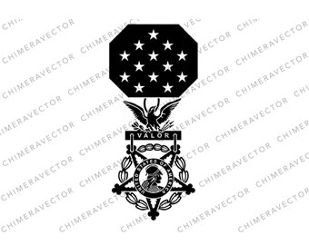 アメリカ陸軍 - 名誉勲章 - Ai - Eps - PNG - Jpg - Etsy 日本