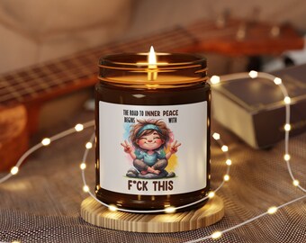 Sarcastic Soy Candle | Funny Novelty Gift | Scented Jar Candle