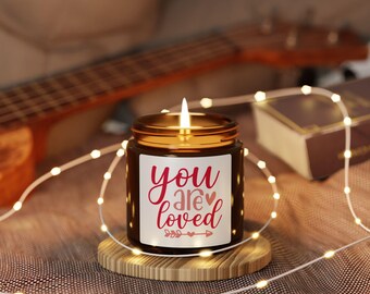 You Are Loved | Soy Candle | Amber Jar | 4oz