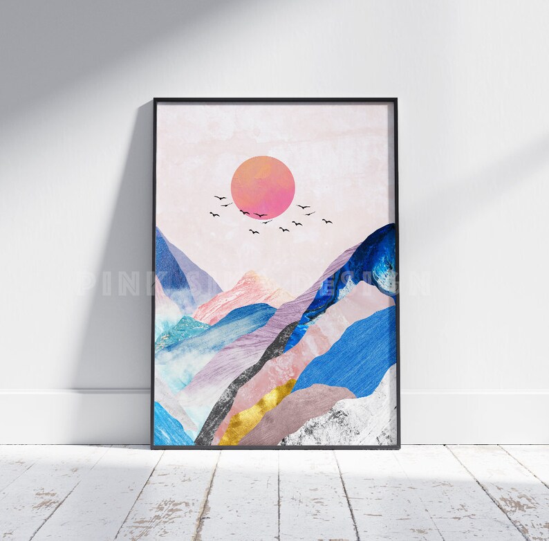 Scandinavian Wall Art, Living Room Wall Decor, Scandinavian Wall Prints ...