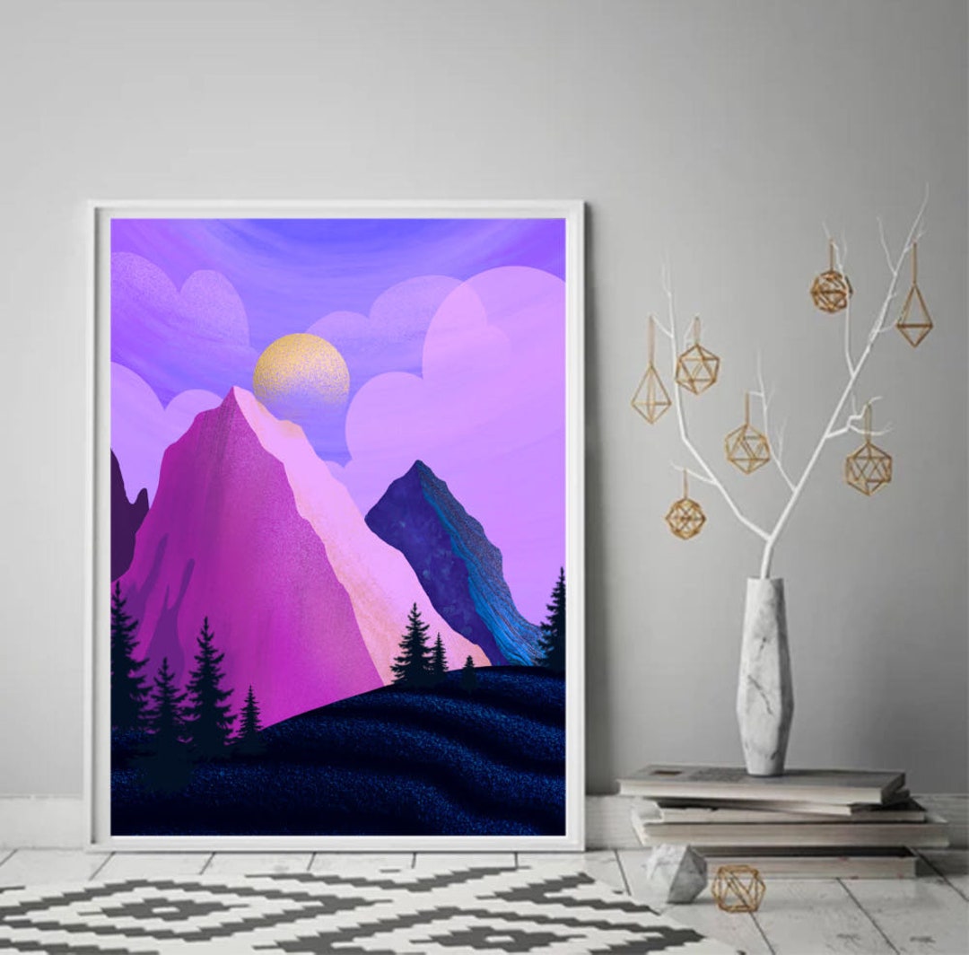 Scandinavian Wall Art, Living Room Wall Decor, Scandinavian Wall Prints