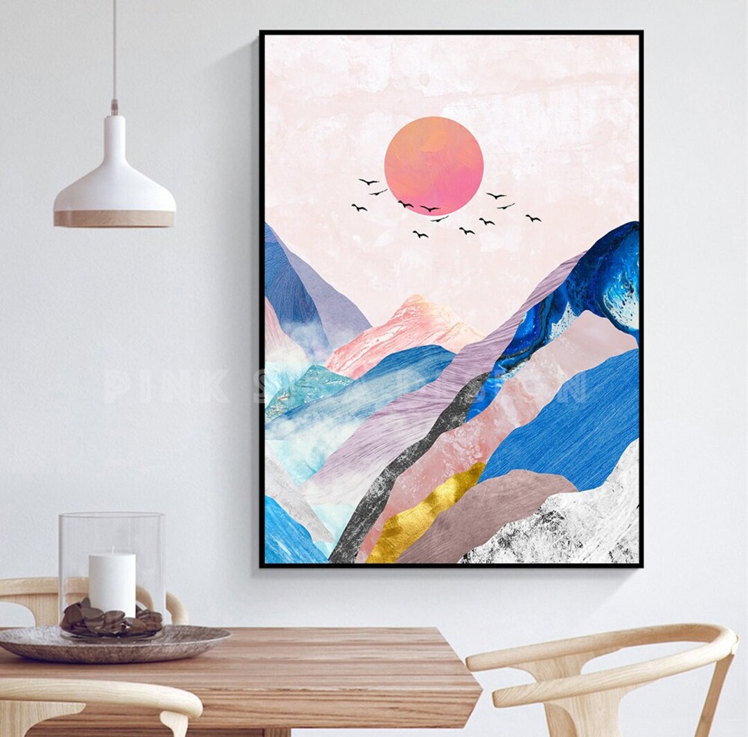 Scandinavian Wall Art, Living Room Wall Decor, Scandinavian Wall Prints ...
