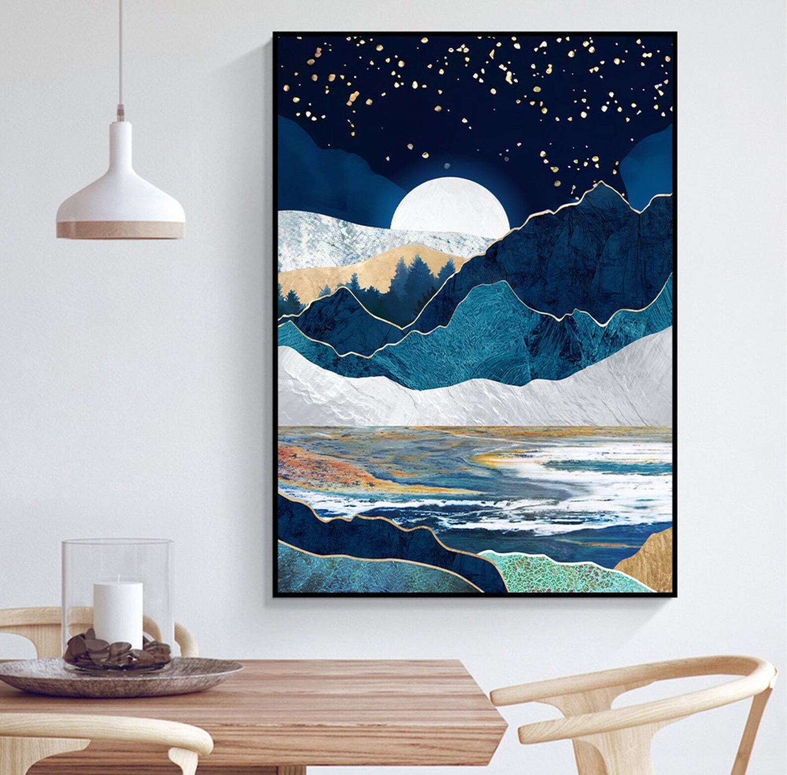 Scandinavian Wall Art Living Room Wall Decor Scandinavian Etsy