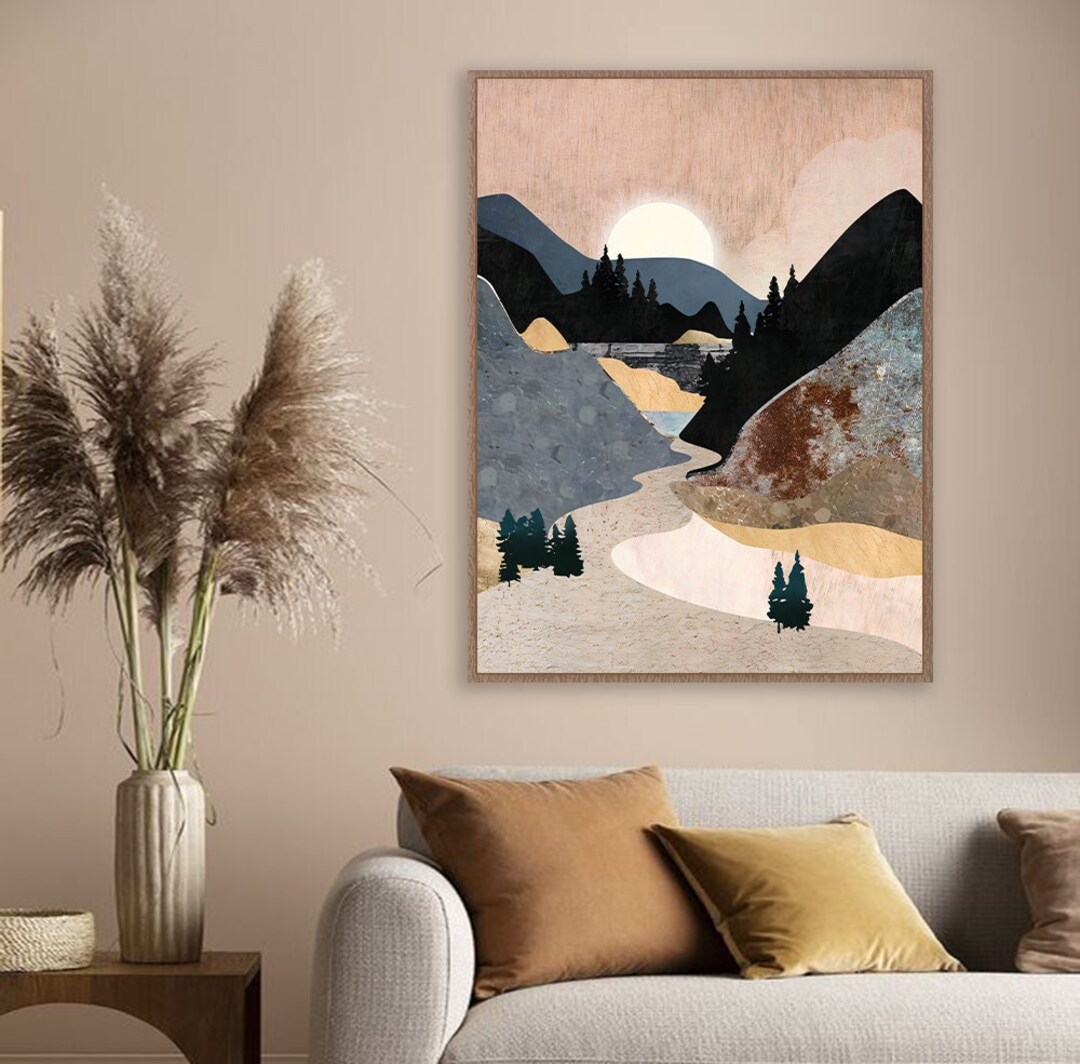 Scandinavian Wall Art, Living Room Wall Decor, Scandinavian Wall Prints ...