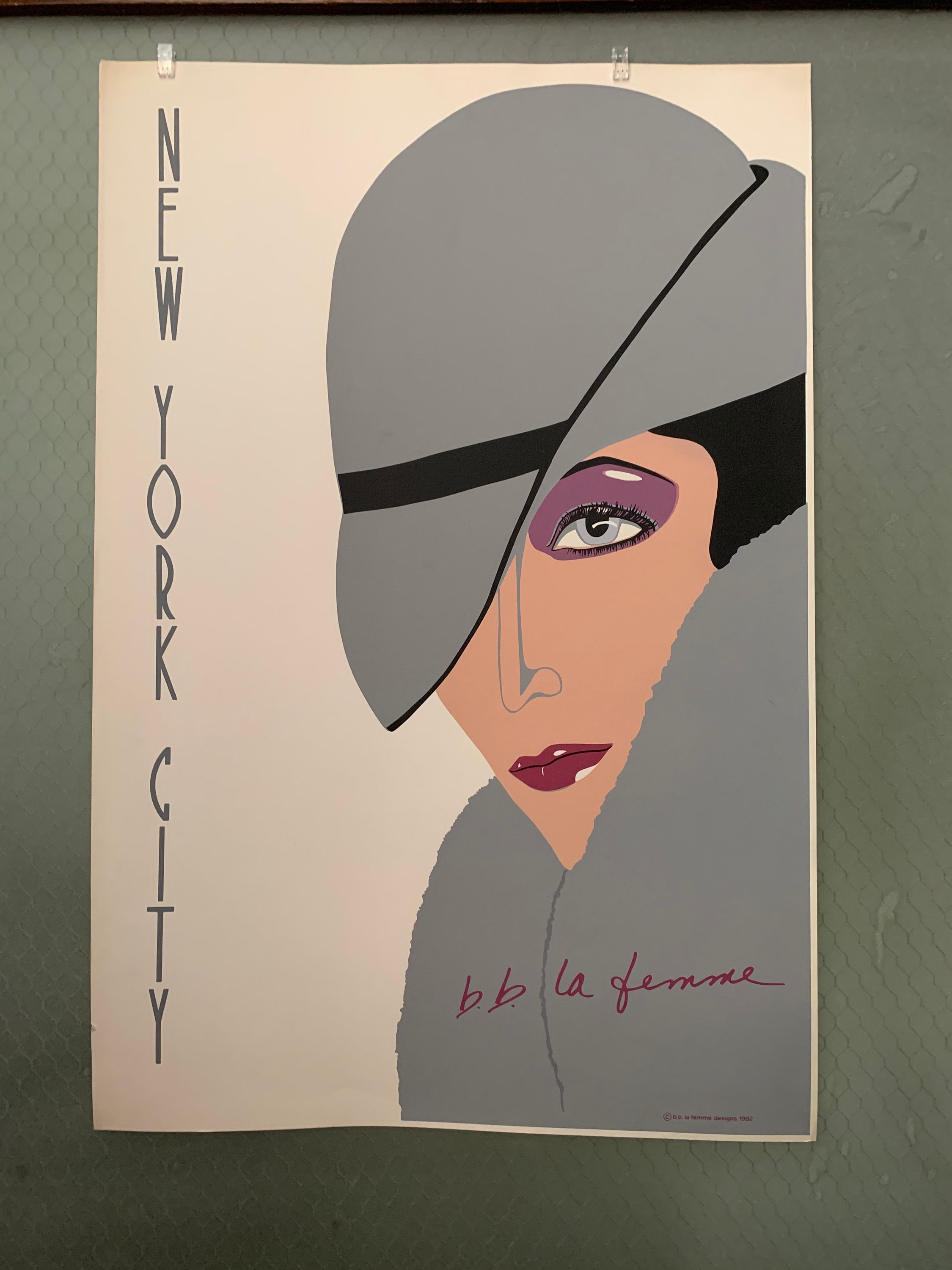 1980s Bb La Femme Serigraph Poster - Etsy