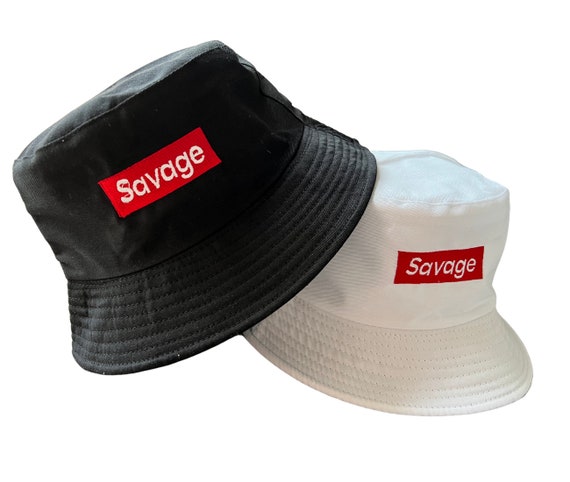 Reversible Summer Bucket Hat for Men & Women Savage Two-tone Design Novelty  Fun Print Bucket Cap Packable Outdoor Beach Sun Hat -  Denmark