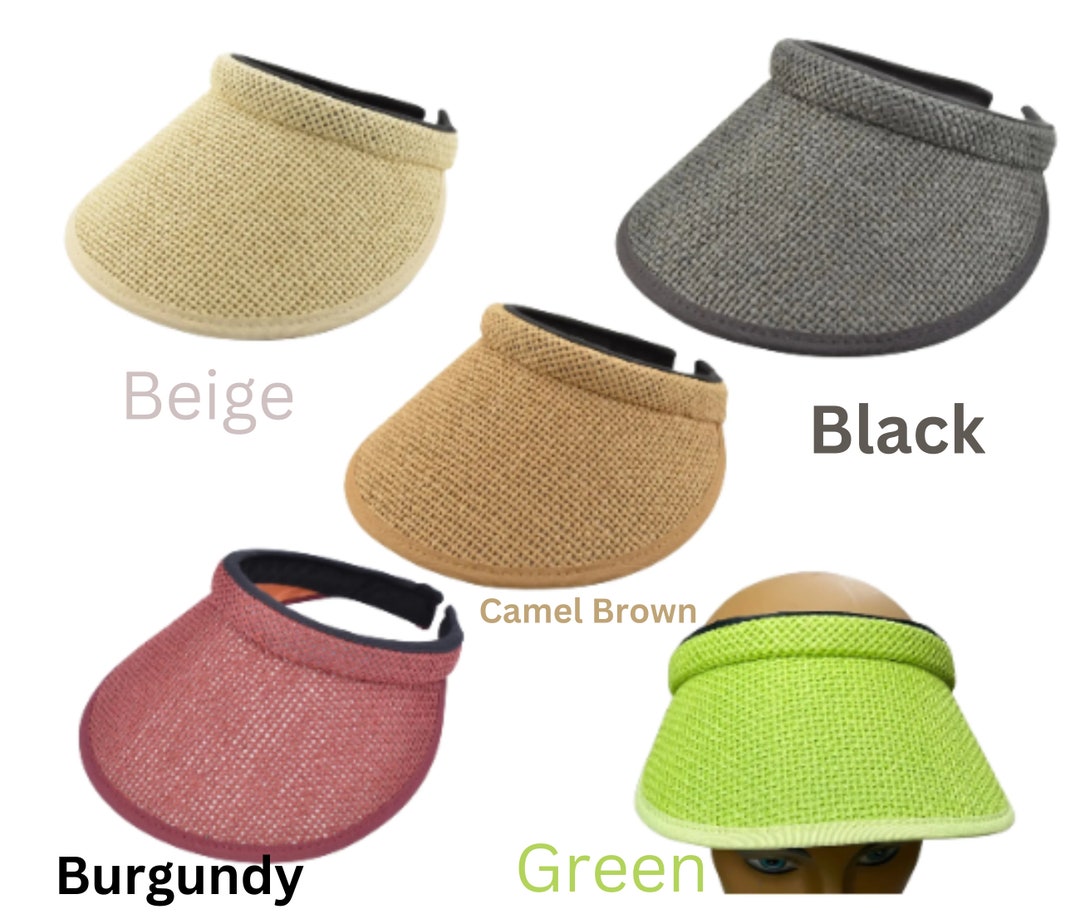 Women Sun Visor, Classic Summer Style Women's Long Peaked Sun Visor